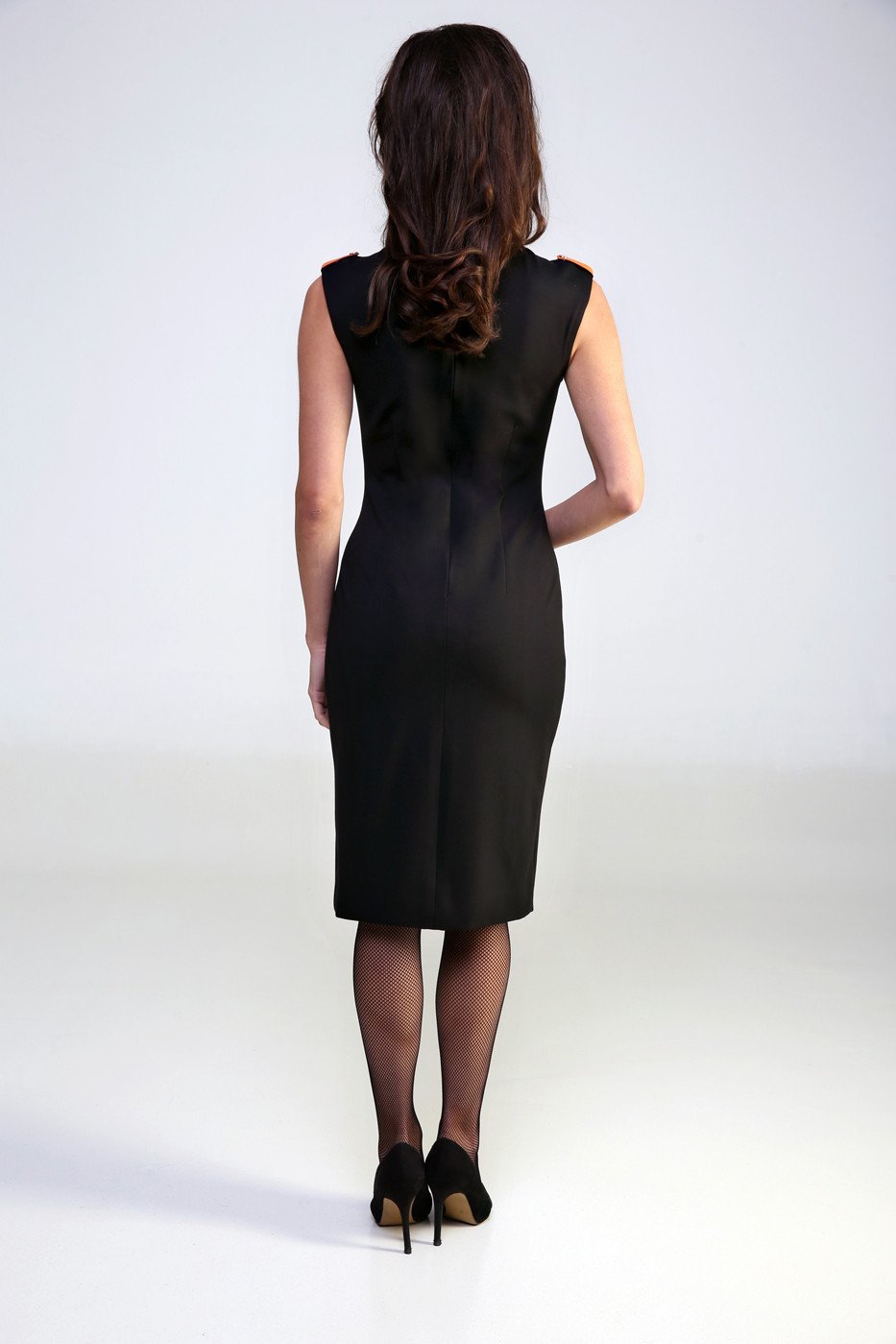 "The Vienna Dress" -  sleeveless with boat neckline