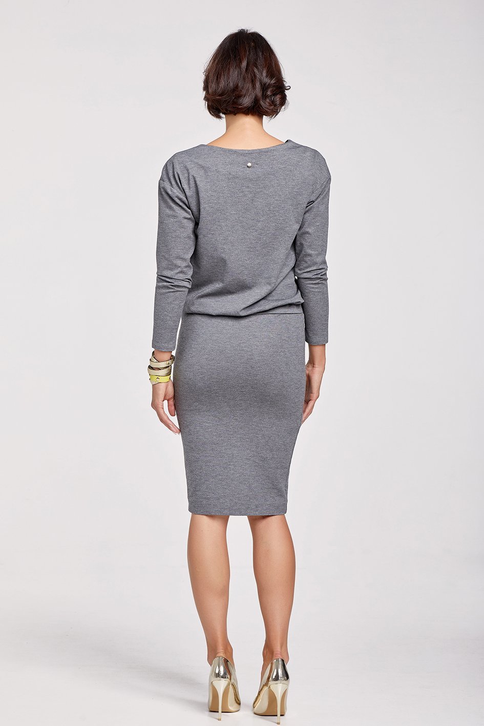 The Amsterdam Dress - V neckline, long sleeve